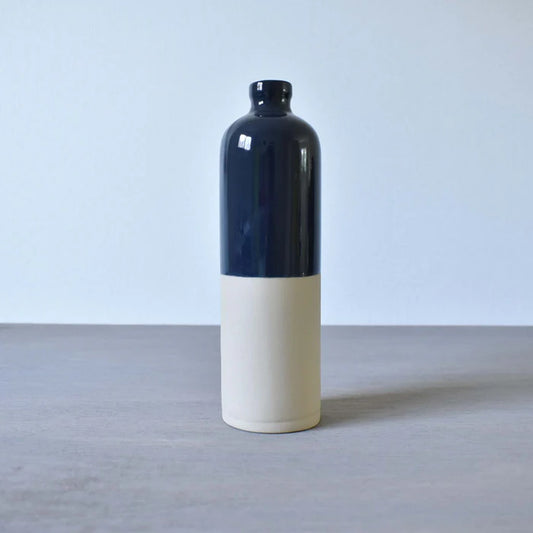 Digoin Ceramic Bottle - Bleu Nuit