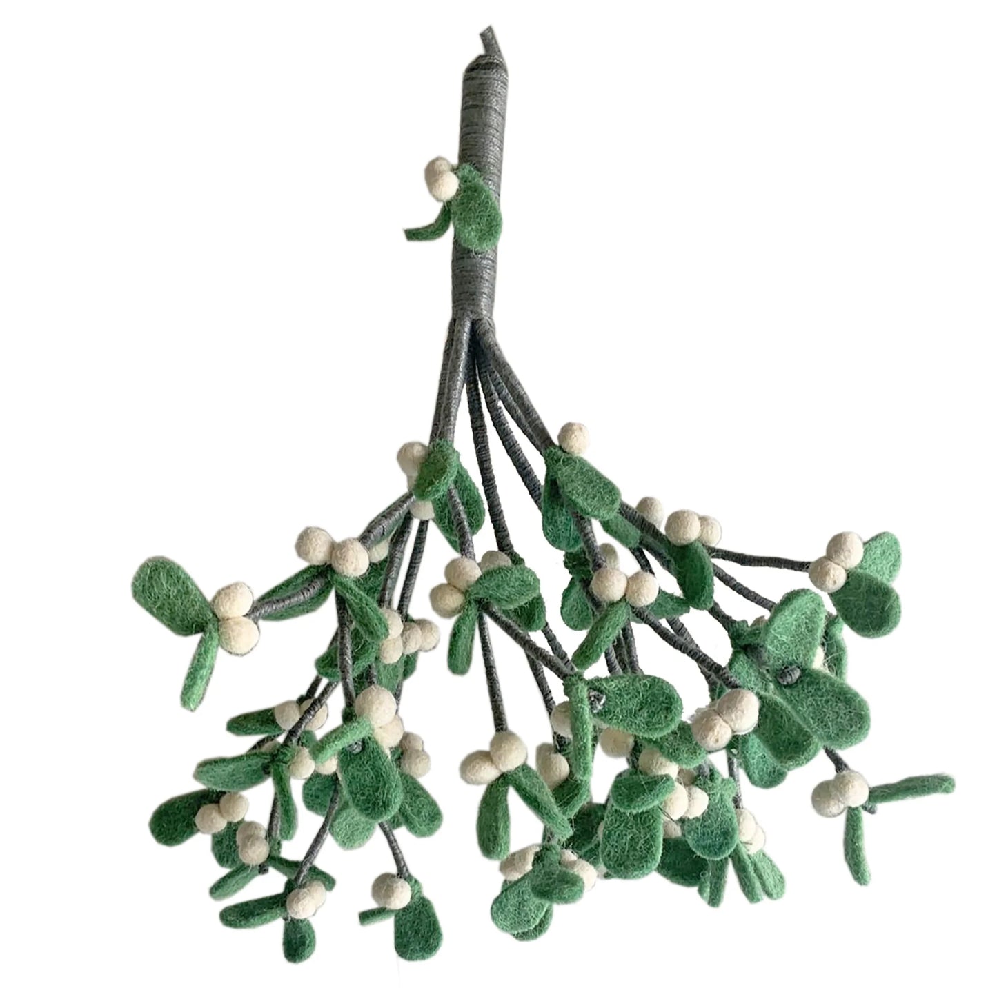 Felted Mistletoe Twig