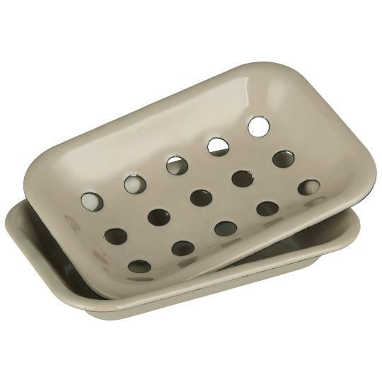 Enamel soap dish