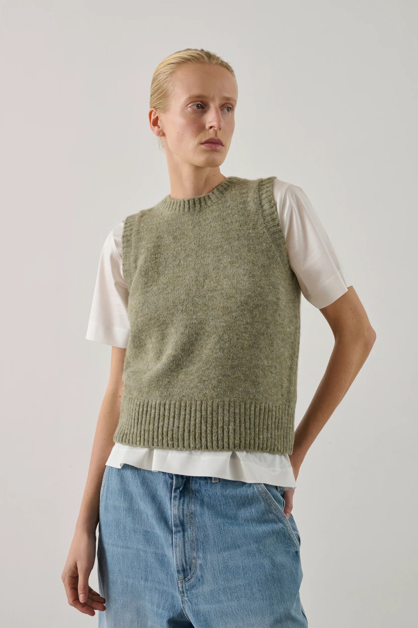 Namaste Sleeveless Pullover - Vert D’eau