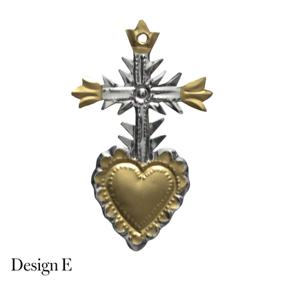 Recycled Metal Tin Hearts