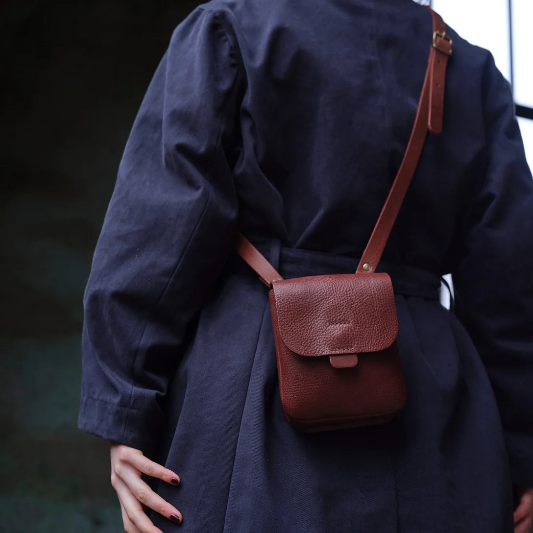 Half Orbed Tab Bag - Papaya
