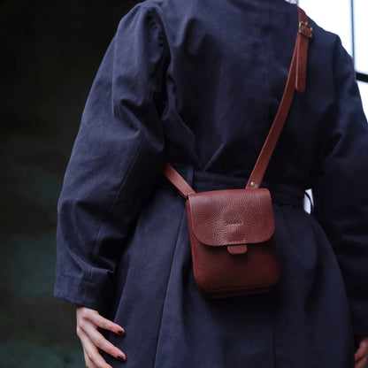 Half Orbed Tab Bag - Papaya