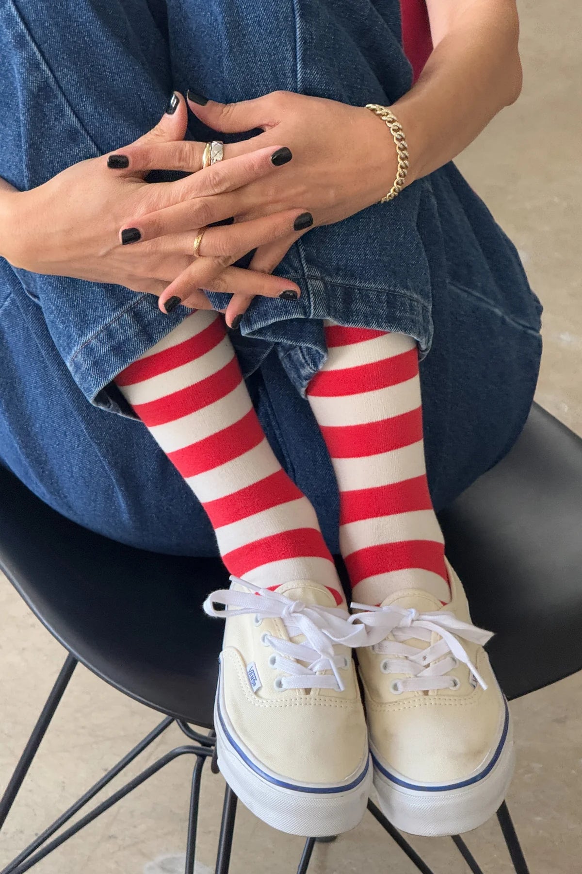 Wally Sock - Cream / Red