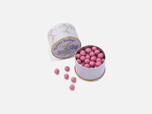 Boissier Powder Tin Candies - Rose/Raspberry 90g