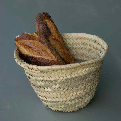 Palm Leaf CONICAL BASKET SMALL