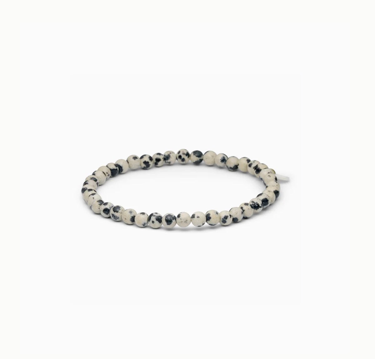 Petite Beaded Bracelet - Dalmatian
