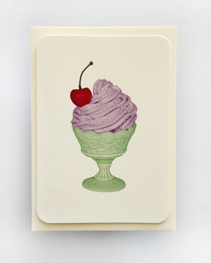 Lavender Chantilly Cream - Greeting Card