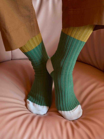 Yvette Sock - Pea Green