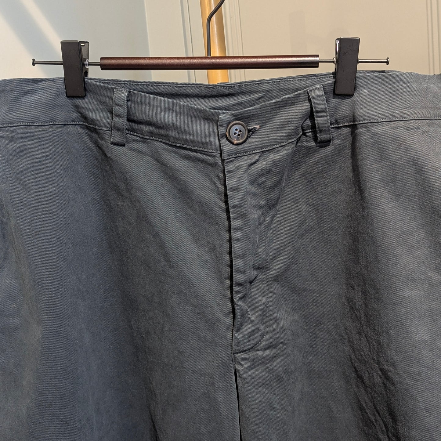 Desikc Zip Long Pant Zip - Iron Stone Wash