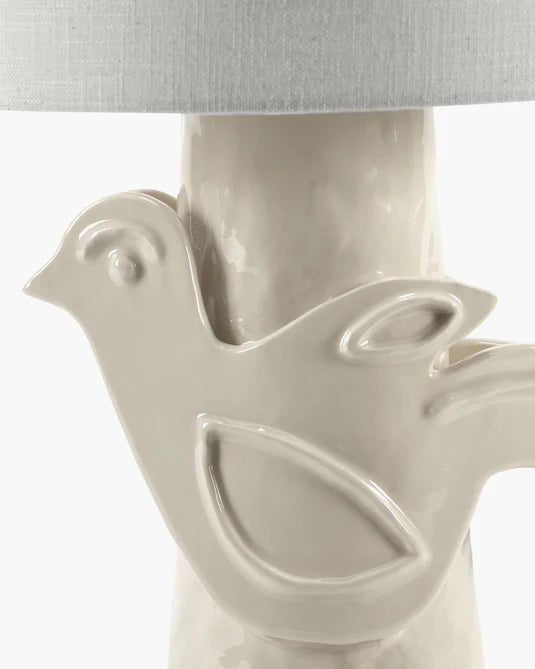 Ceramic Dove Table Lamp