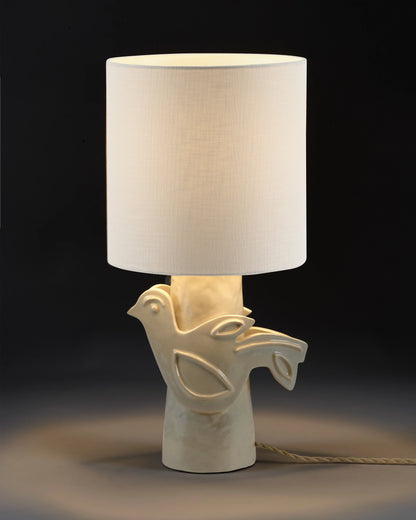 Ceramic Dove Table Lamp