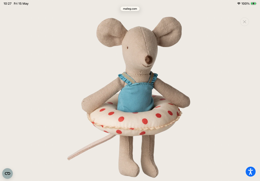 Beach Mouse with Float - Little Sister
