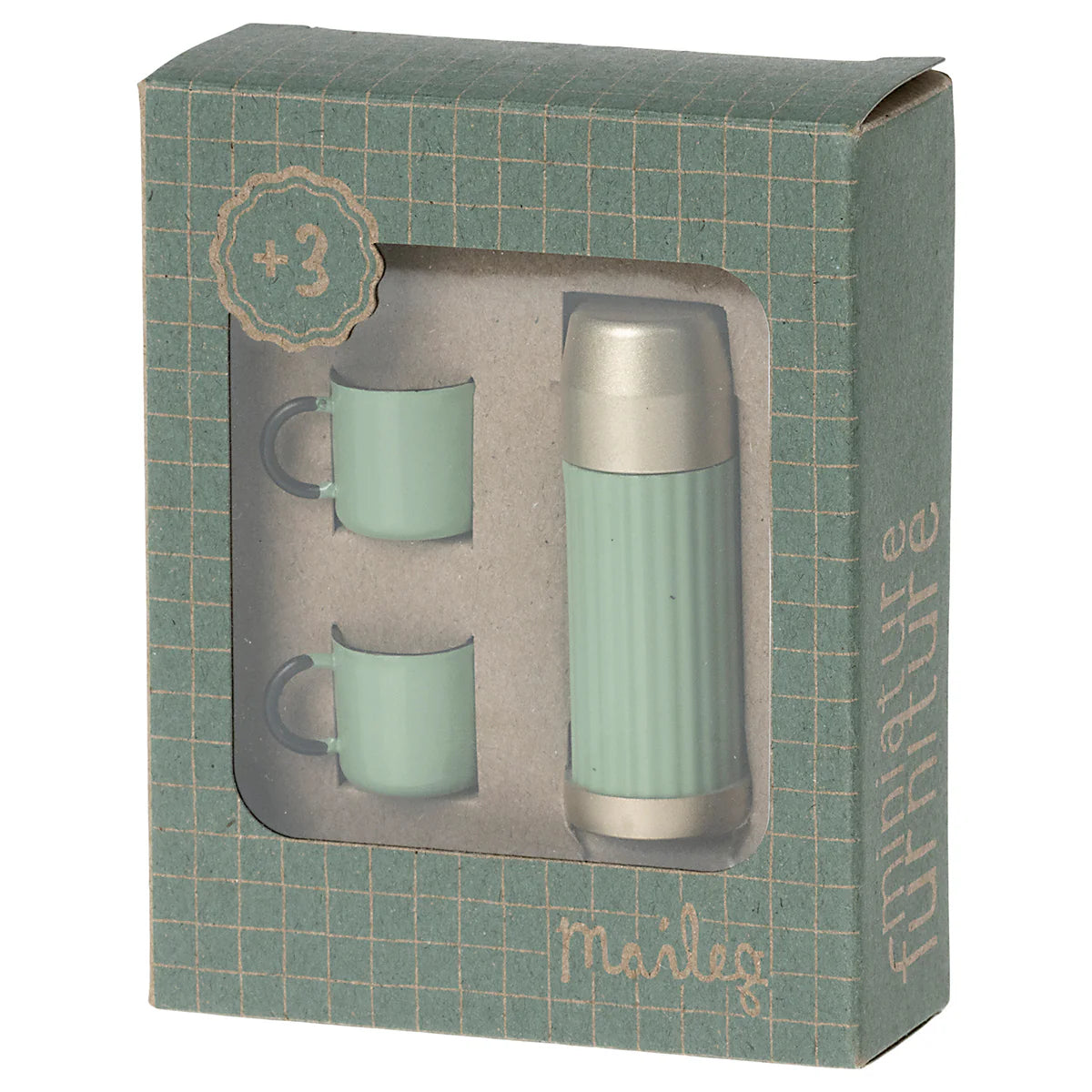 Thermos and Cup Set - Mint