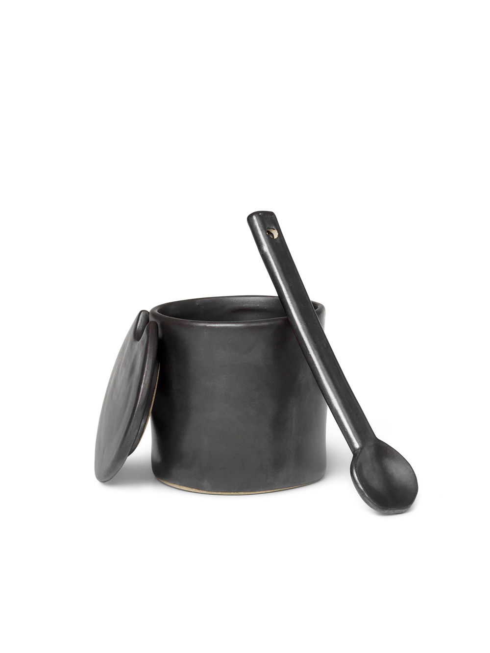 Flow Jar with Spoon / Black