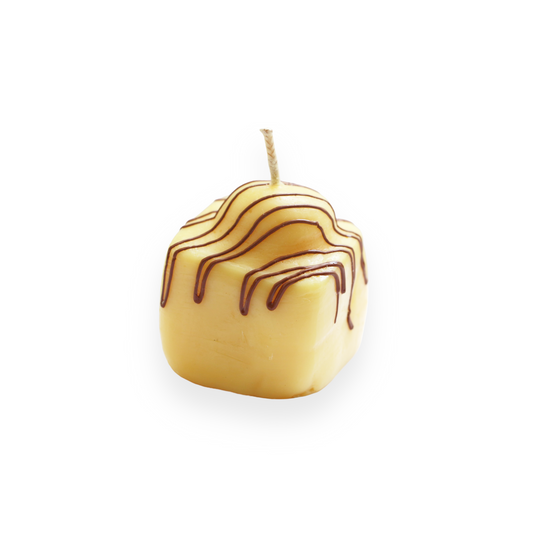 Fondant Fancy Candle - Yellow