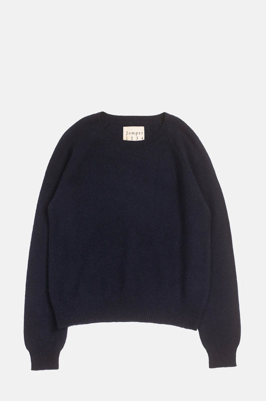 Crop Crew Jumper / Navy