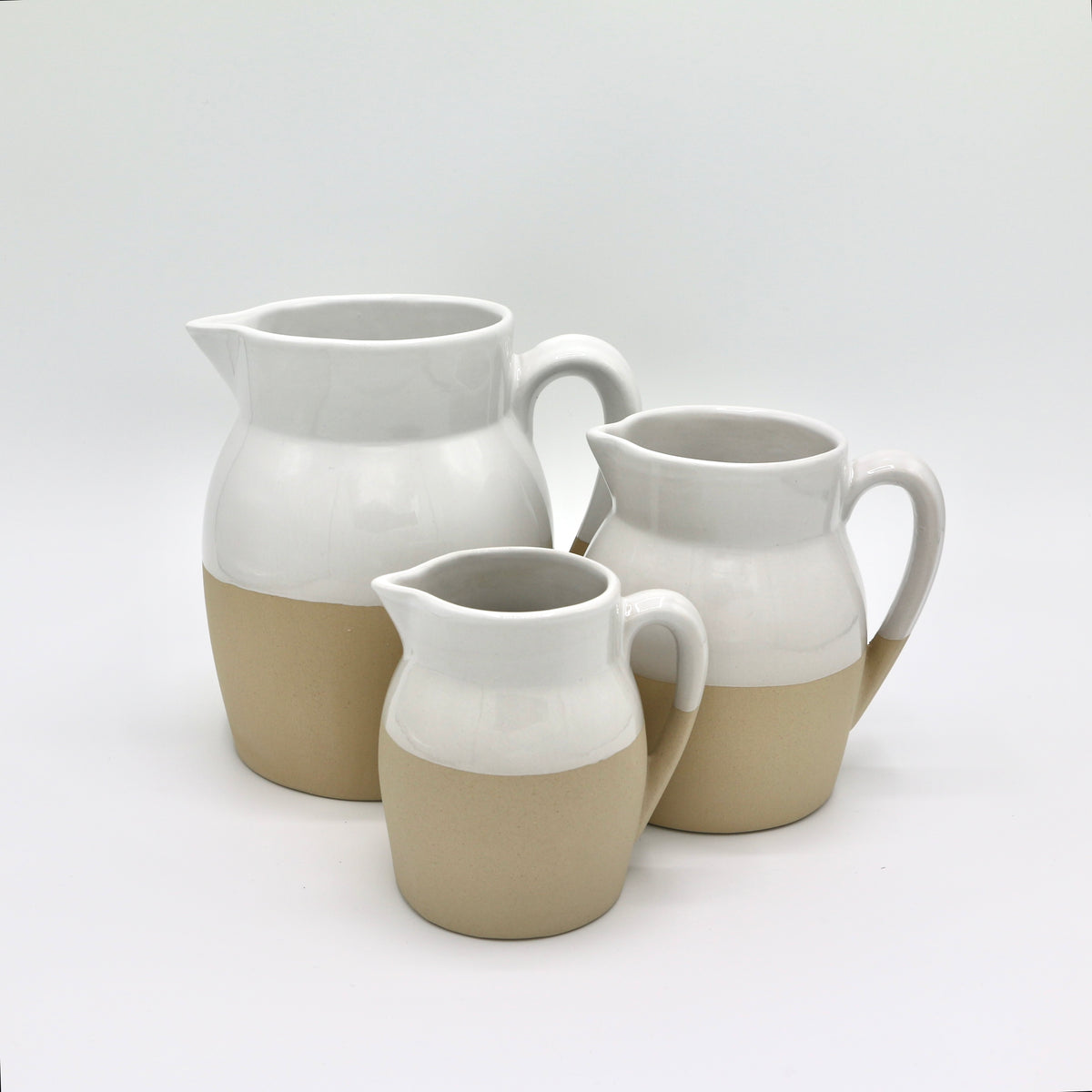 Digoin Dipped Jug - N.5 White