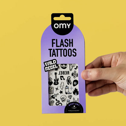 Temporary Flash Tattoos - Wild Rebel