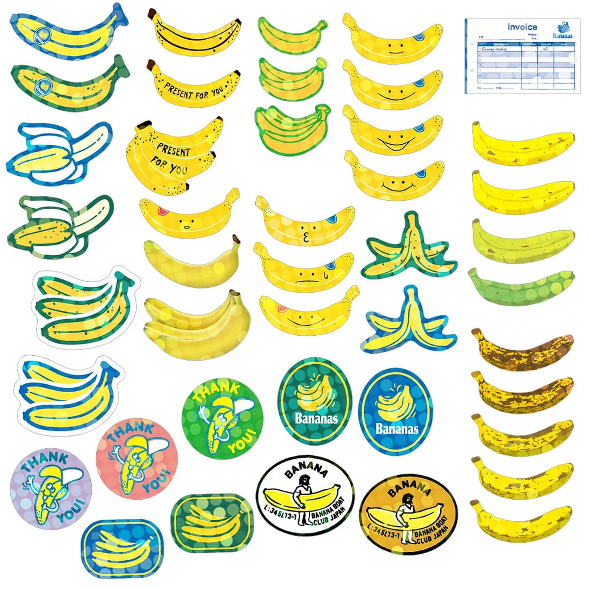 Banana Sticker Box
