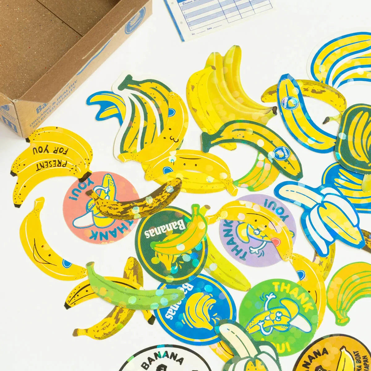 Banana Sticker Box