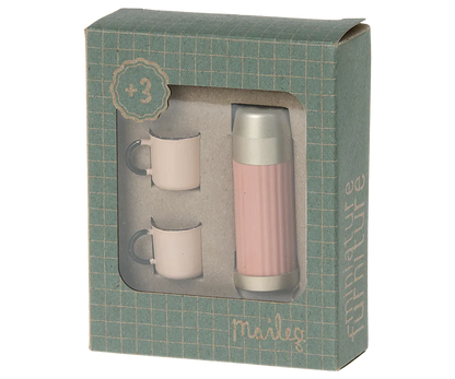 Thermos and Cup Set - Soft Coral