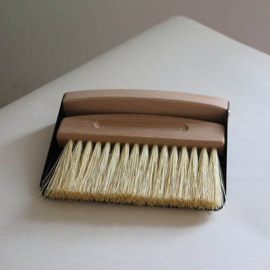 Tabletop Dustpan with Brush