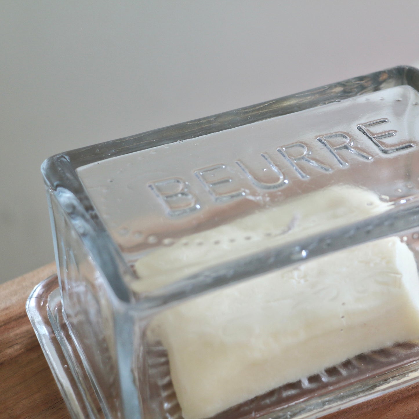 Glass Butter Dish