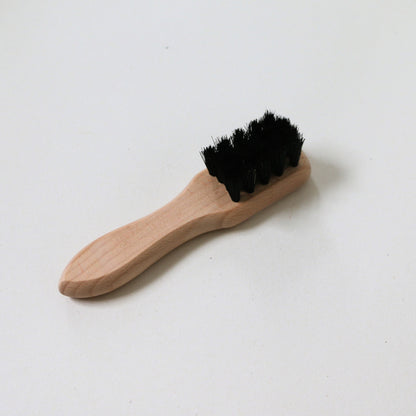 Handled Shoe Polish Brush - Black Bristle