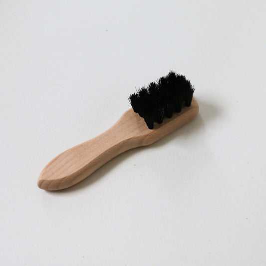 Handled Shoe Polish Brush - Black Bristle