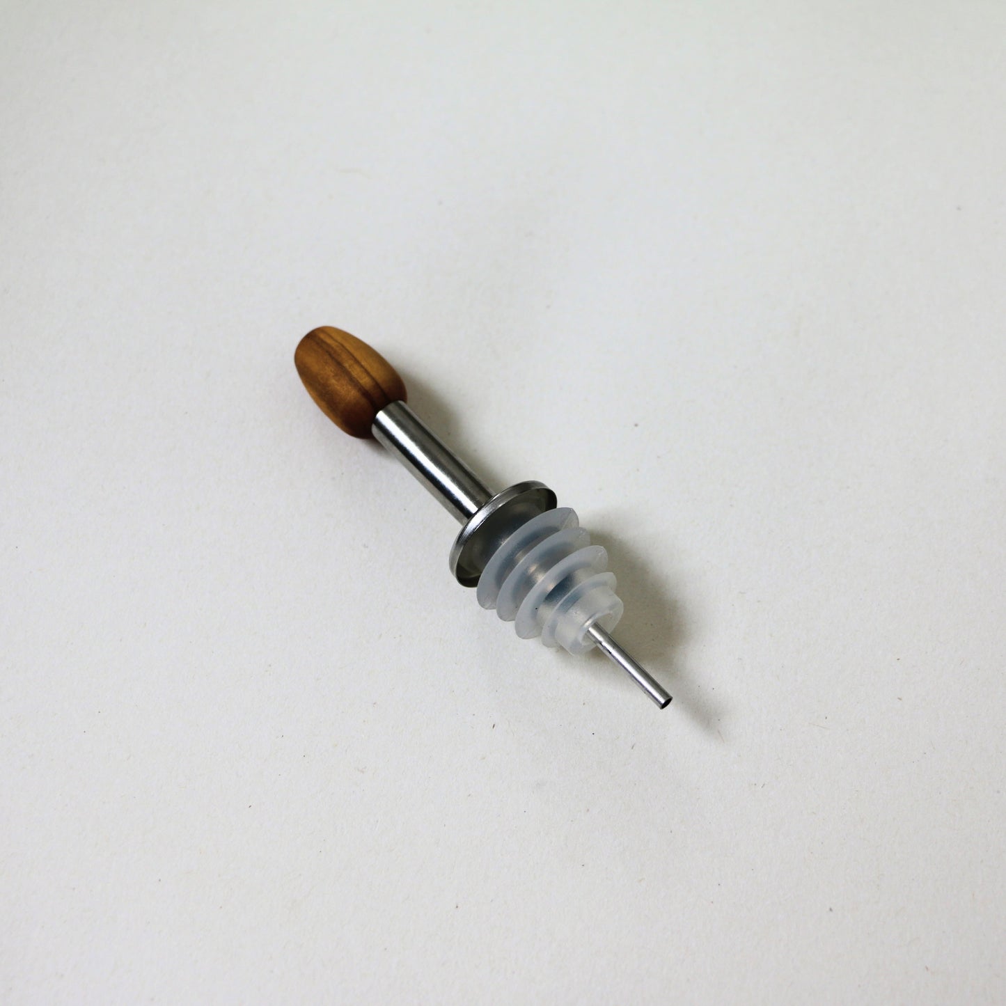 Olive Oil Spout with Wooden Bead