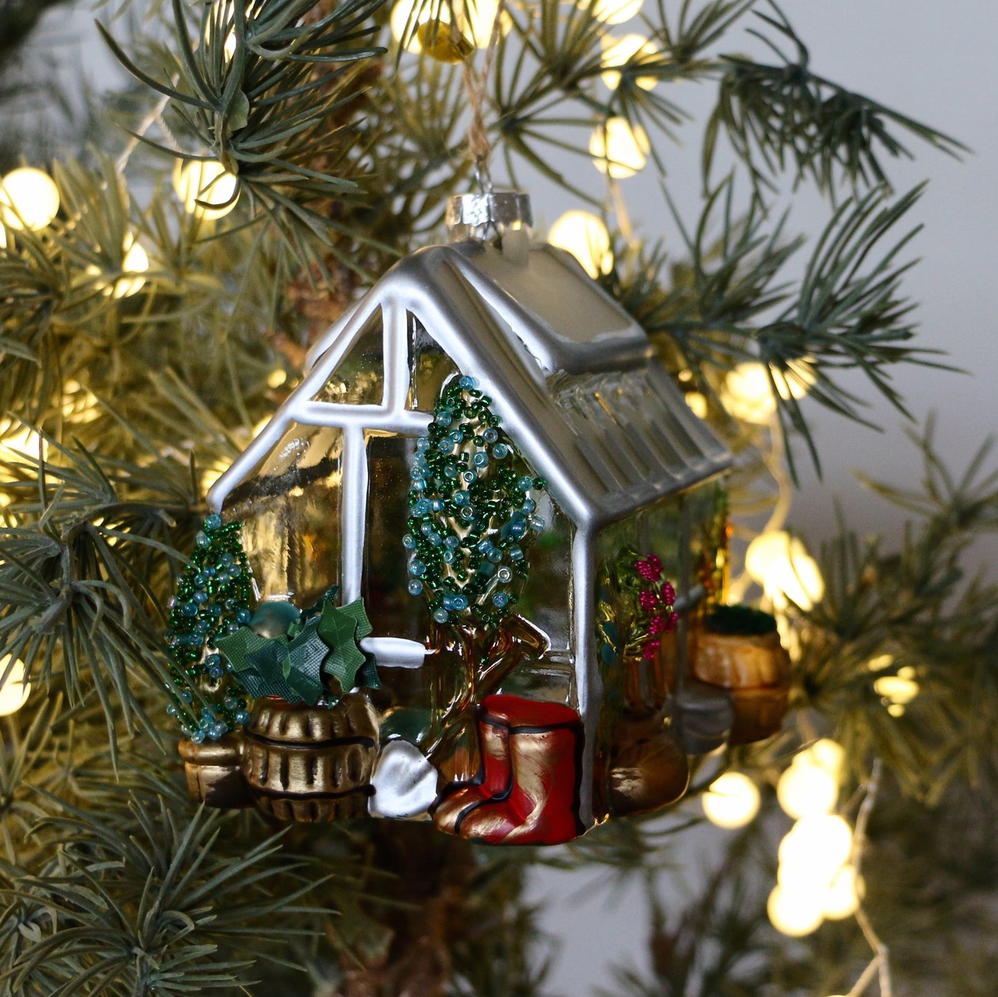 Festive Greenhouse Decoration