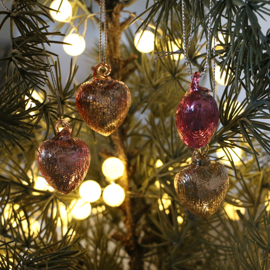 Tiny Heart Decoration - Assorted Colours