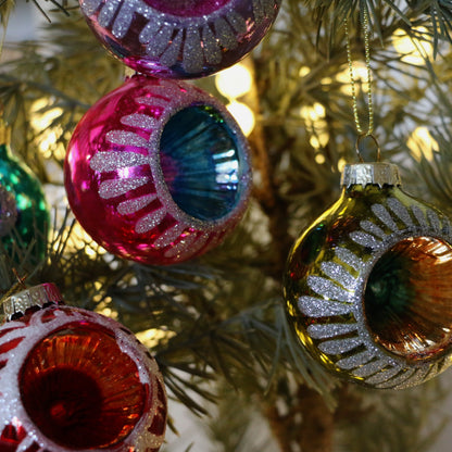 Glitter Indent Baubles