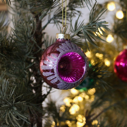 Glitter Indent Baubles
