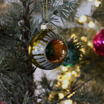 Glitter Indent Baubles