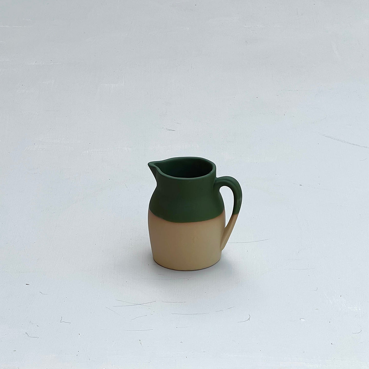 Digoin dipped jug mini dark green