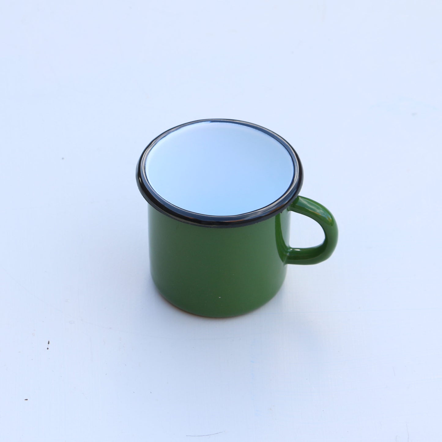 Enamel mug: Grass green