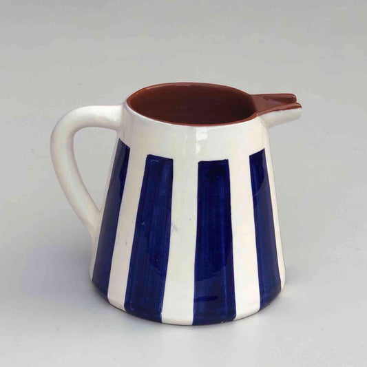 Stripe PITCHER 1L blue