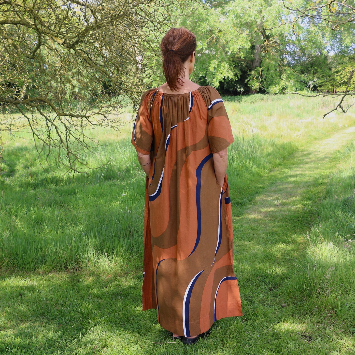 Terracotta Palao Madone Dress