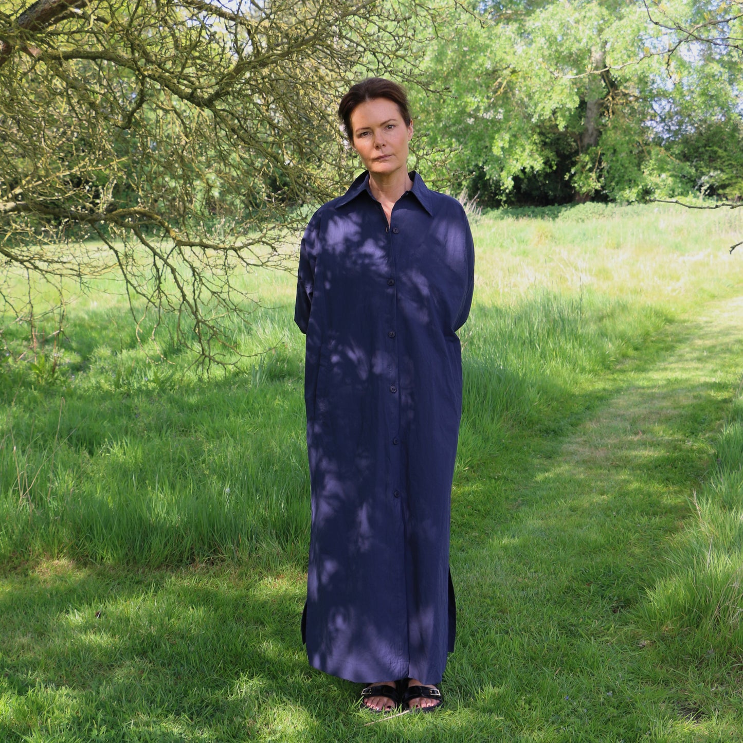 Filer Dress - Navy