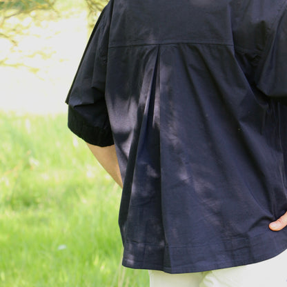 Peril Short Sleeve Button Shirt - Dark Navy