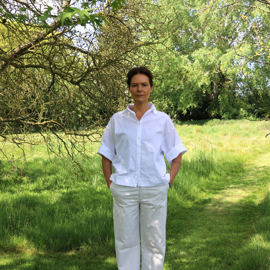Peril Short Sleeve Button Shirt - White