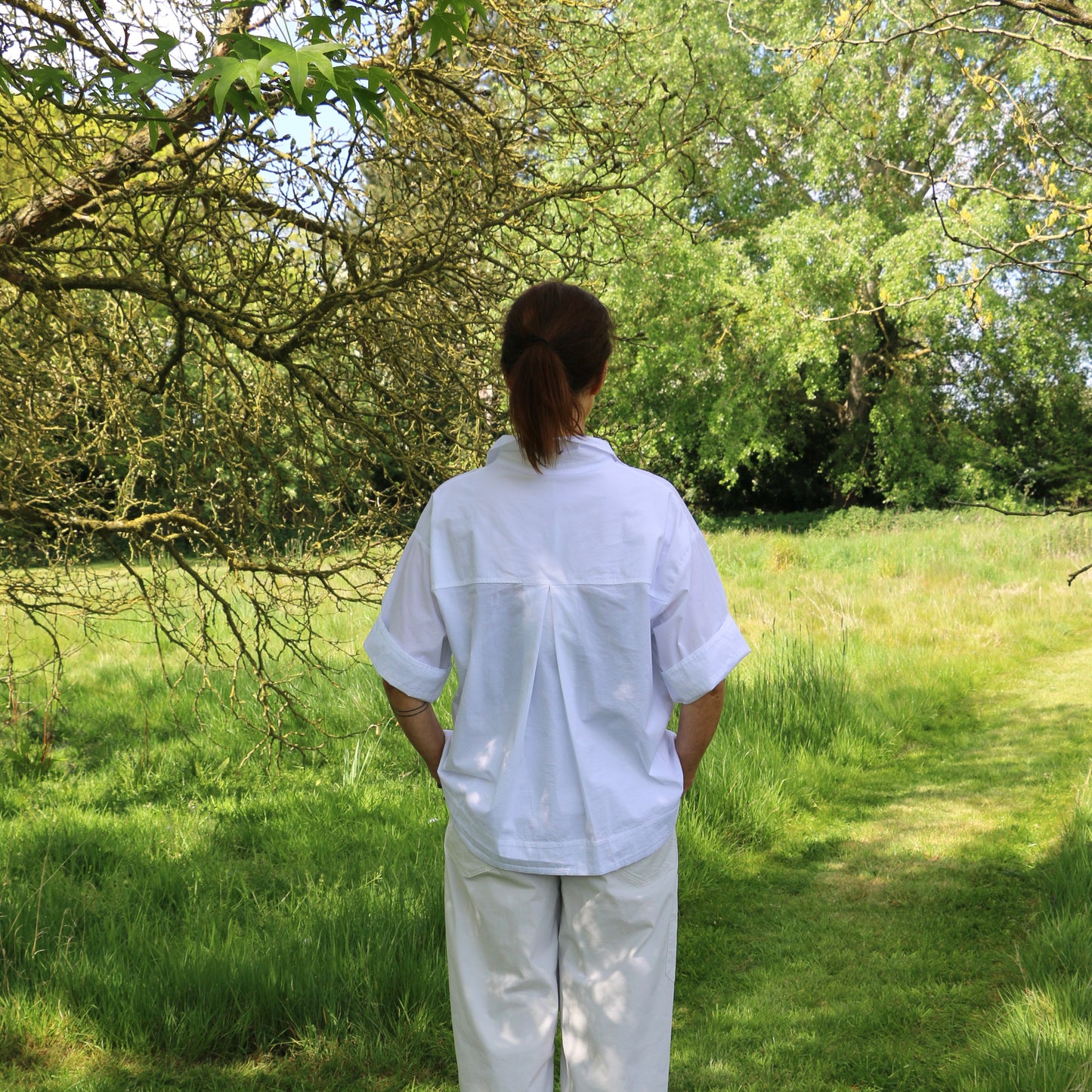Peril Short Sleeve Button Shirt - White