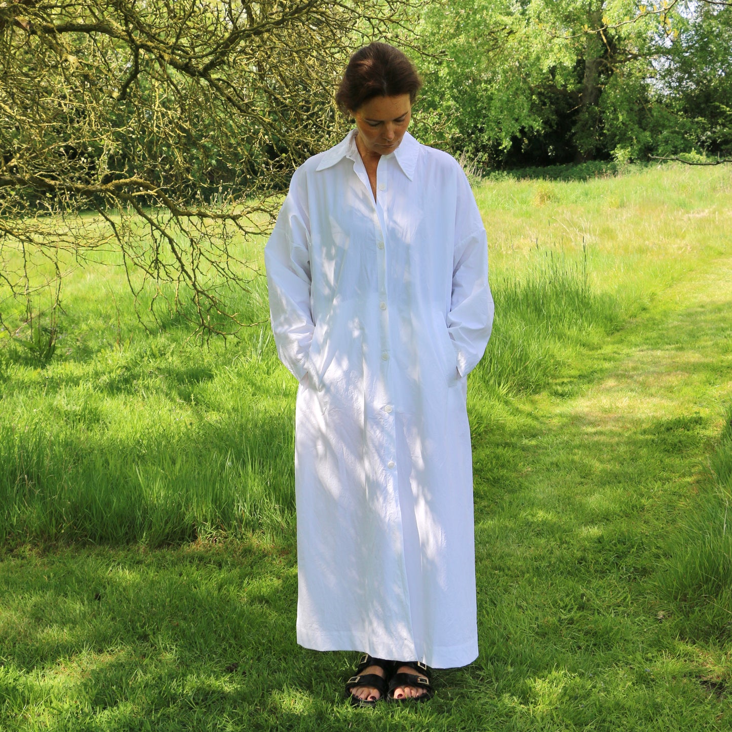 Filer Dress - White