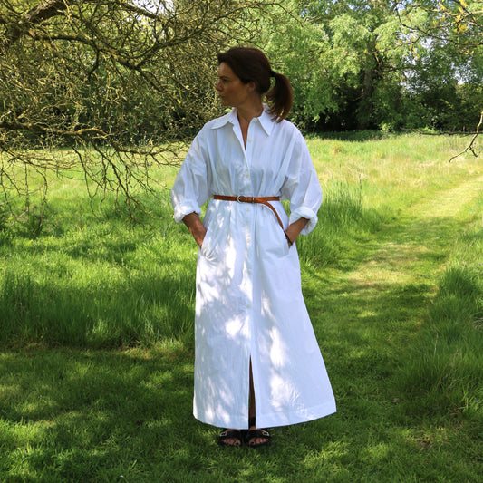 Filer Dress - White