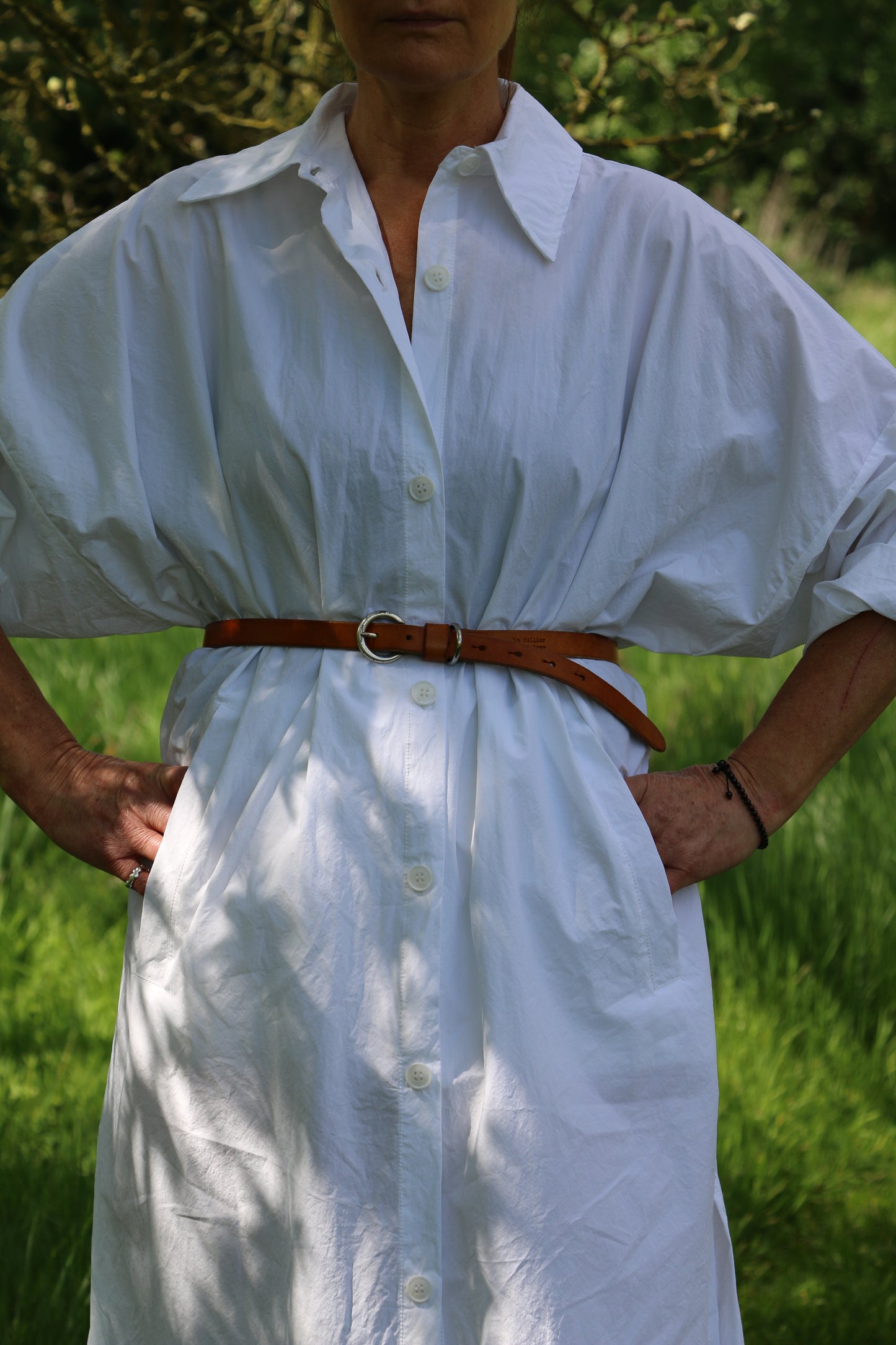 Filer Dress - White