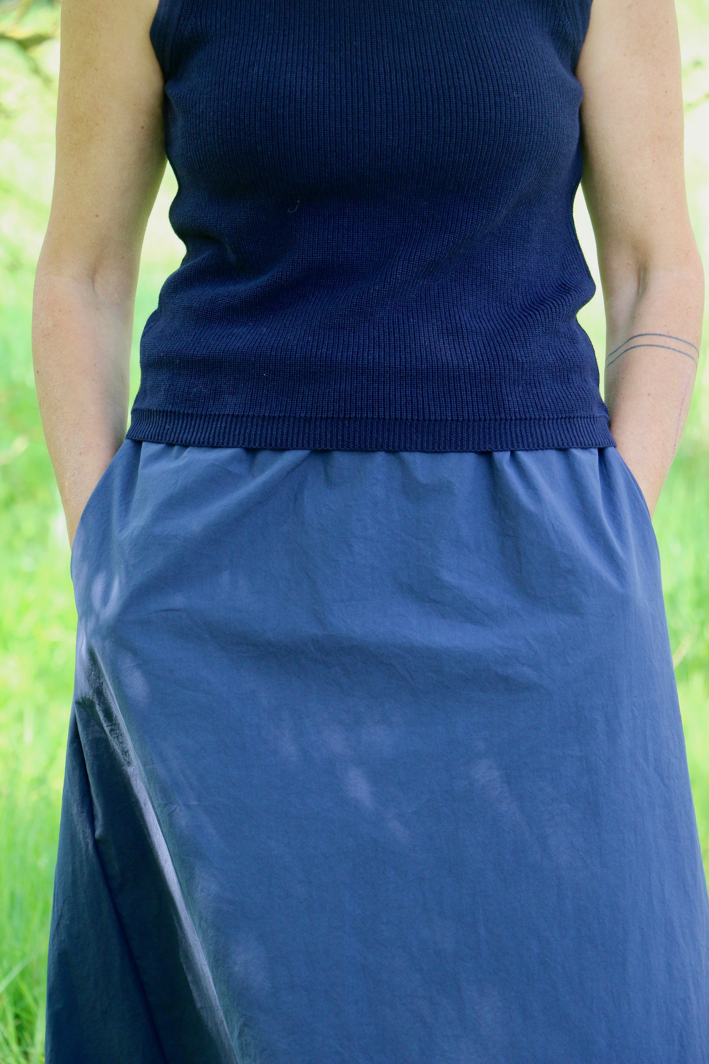 Flin Skirt - Dark Navy