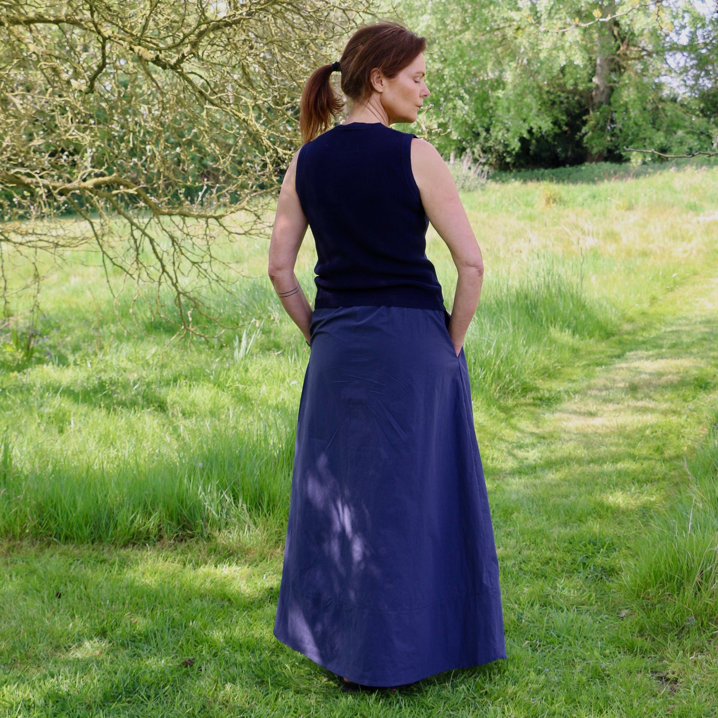 Flin Skirt - Dark Navy