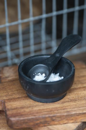 Stone Bowl and Spoon Set